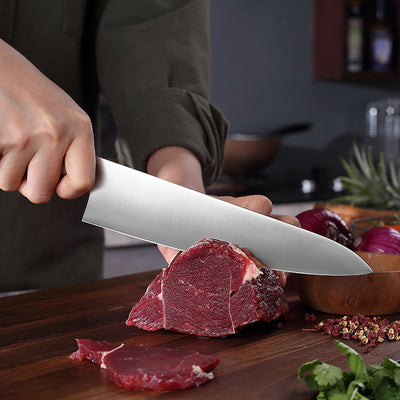 Qian Pro 8 Inch Chef Knife With G10 Handle