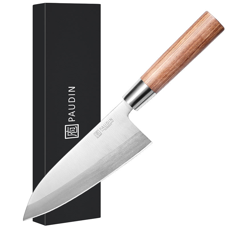 Master collection 7''Deba Knife With Zebrawood handle