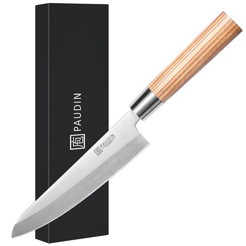 Master collection 8'' Chef Knife With Zebrawood handle