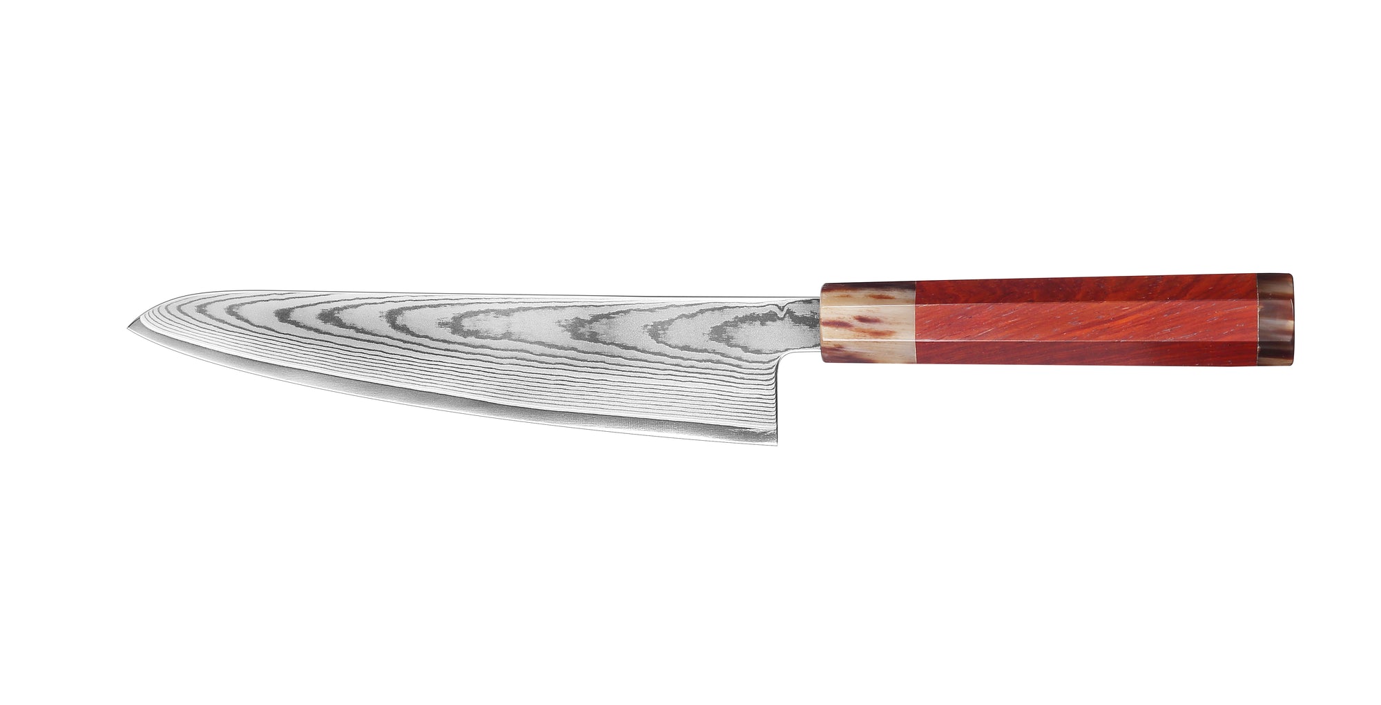Shiro Chef knife 8 Knife 67 layers of Damascus steel  With Cuibourtia wood Handle