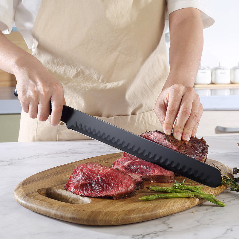 Refresh Coating 5Cr15Mov steel  Ham Knife 12” knife kitchen knives