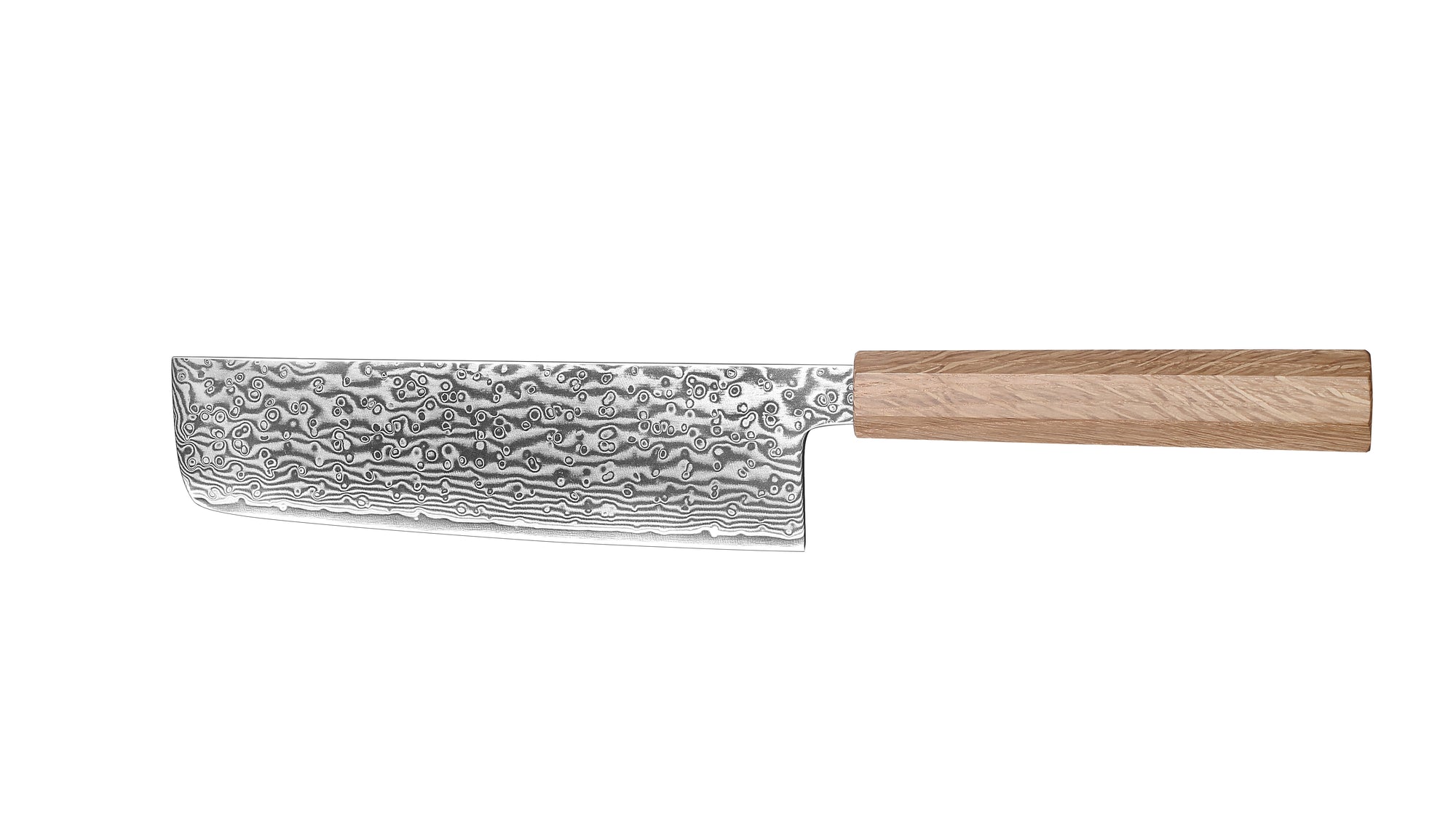 Shizuku knives Nakiri knife 7 inch Knife 67 layers of Damascus Steel Light Pakkawood Handle Knife Set Kitchen knives