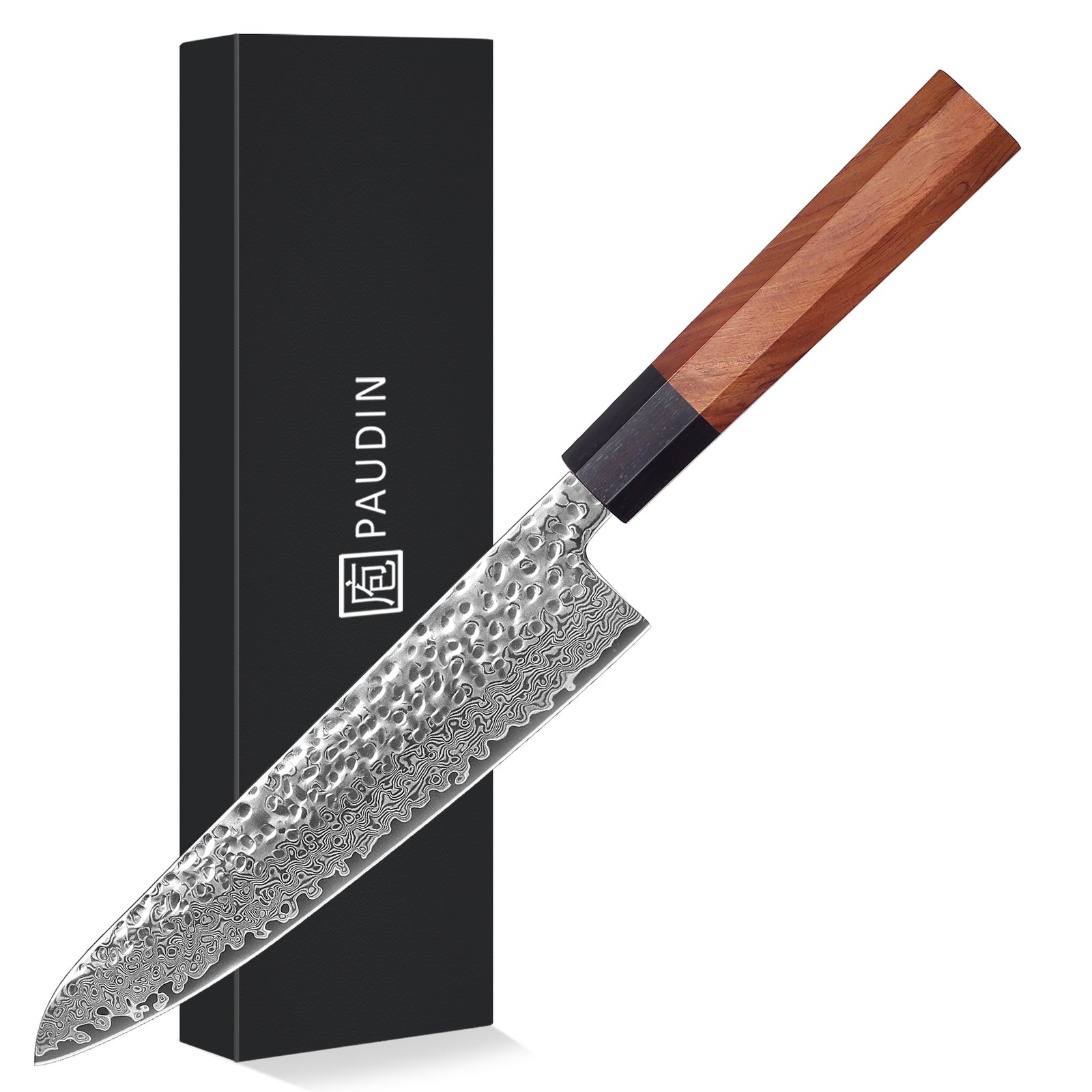 Premium Culbourtia Wood Handle Sharp 67 Layer Damascus Steel 62 HRC  8 inch Chef Knives TL1 kitchen knife(副本)