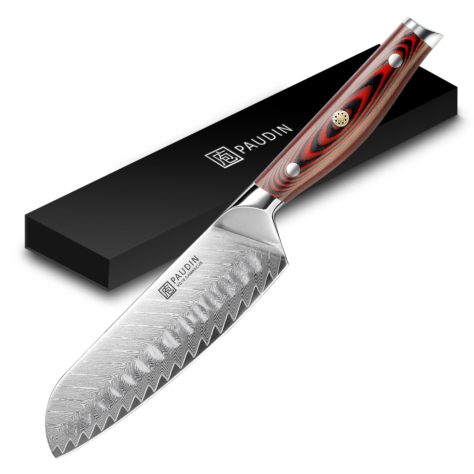 Plume Luxe 7" Santoku Knife