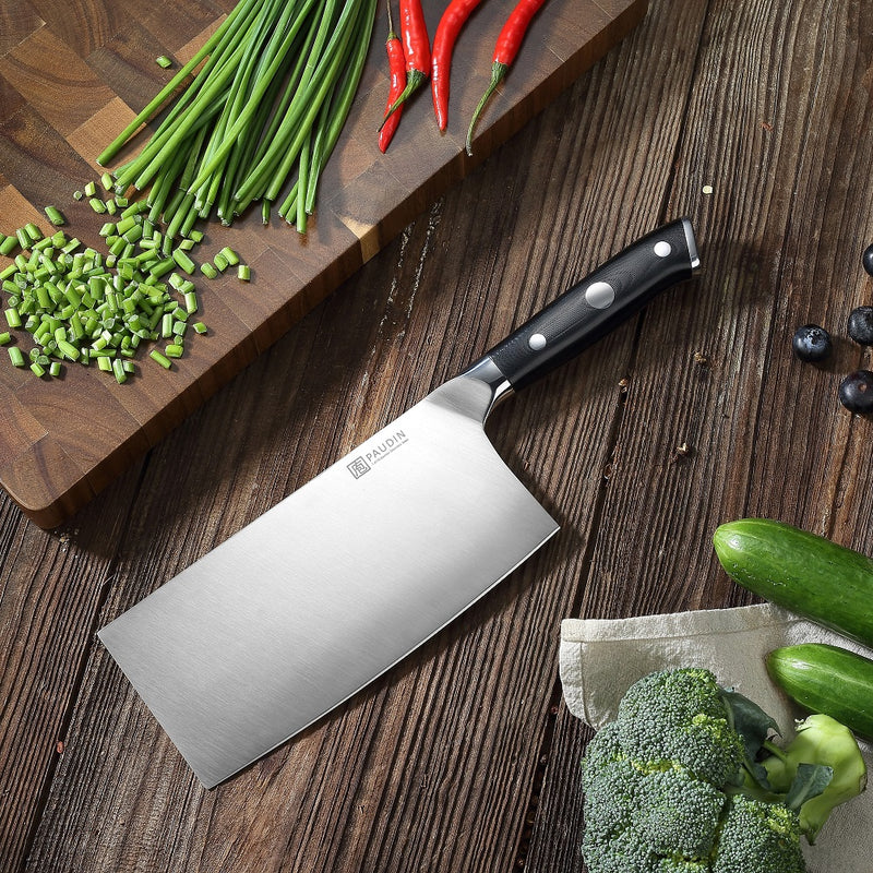 Ultra Dark Premium 8" Chinese Knife