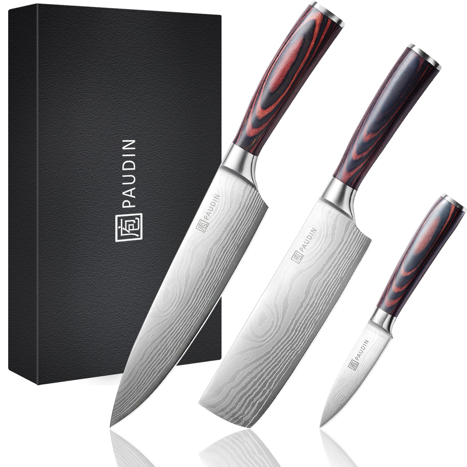 Universal 3-In-1 Knife Block Set