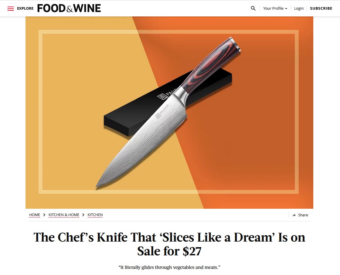 We got featured in FOOD & WINE MAGAZINE!