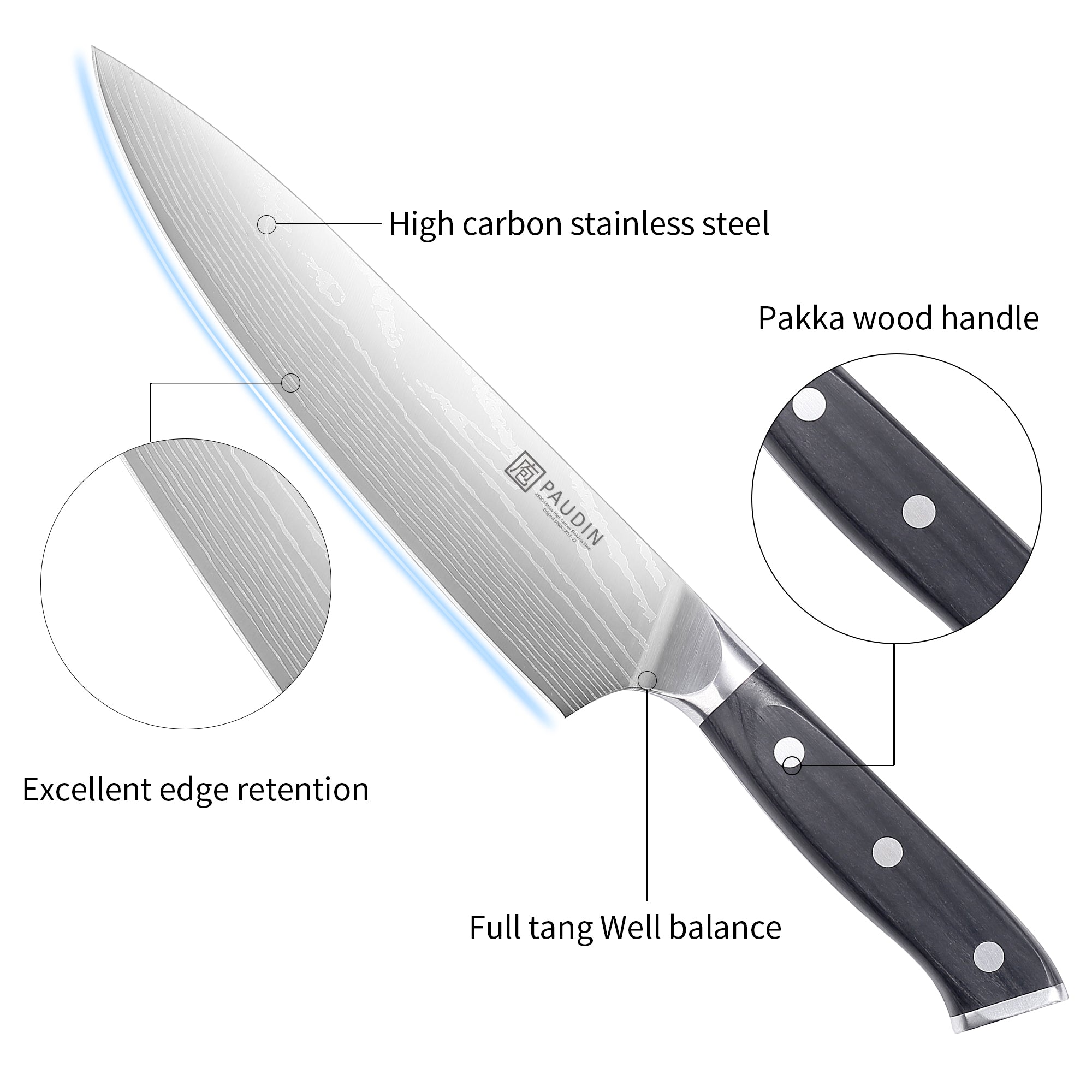 Davinci Chef Knife 8”