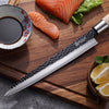 Master Vintage collection 10'' Sashimi Knife With Zebrawood handle