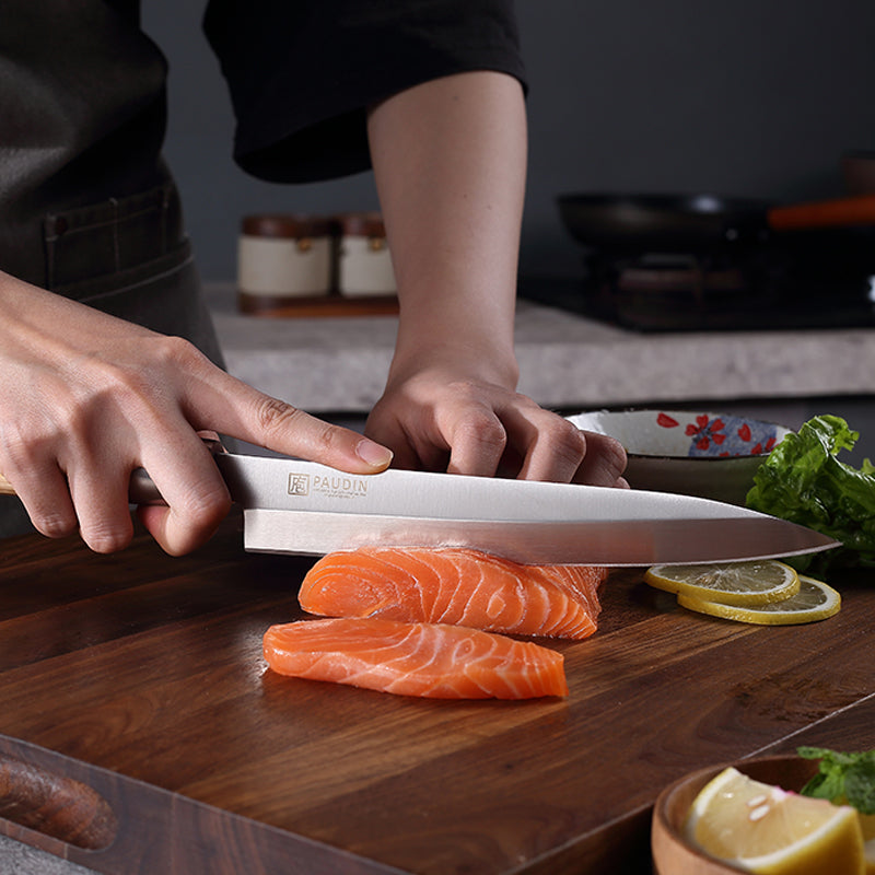 Master collection 10'' Sashimi Knife With Zebrawood handle