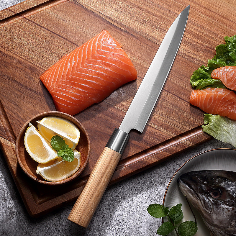 Master collection 10'' Sashimi Knife With Zebrawood handle