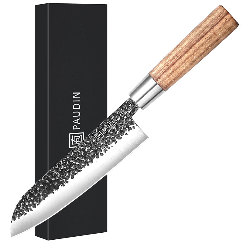 Master Vintage collection 5'' Santoku Knife With Zebrawood handle