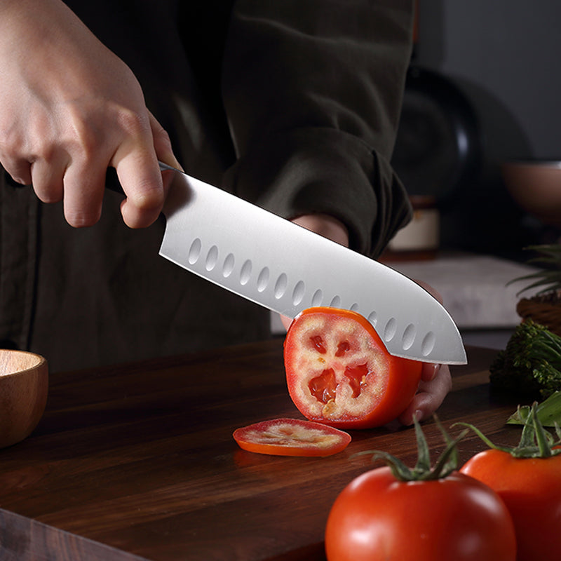 Qian Pro 7 Inch Santoku Knife With G10 Handle