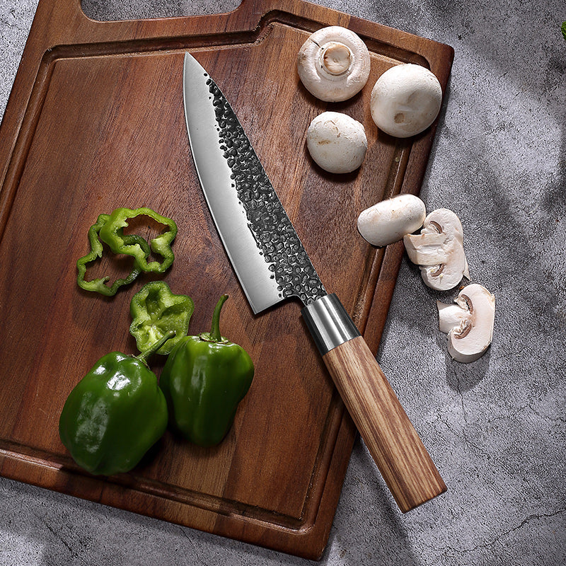 Master Vintage collection 6.5'' GUYOT Knife With Zebrawood handle