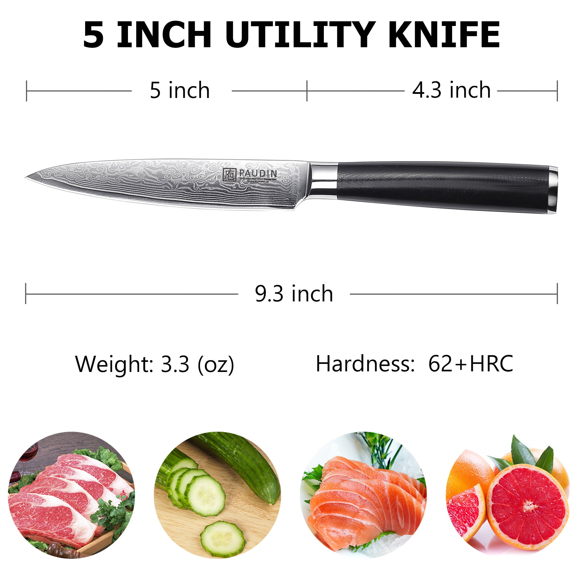 Qian Luxe 5 Inch Utility Knife
