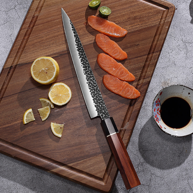 Tokyo Vintage 10 Inch Sashimi Knife With Cuibourtia Wood Handle