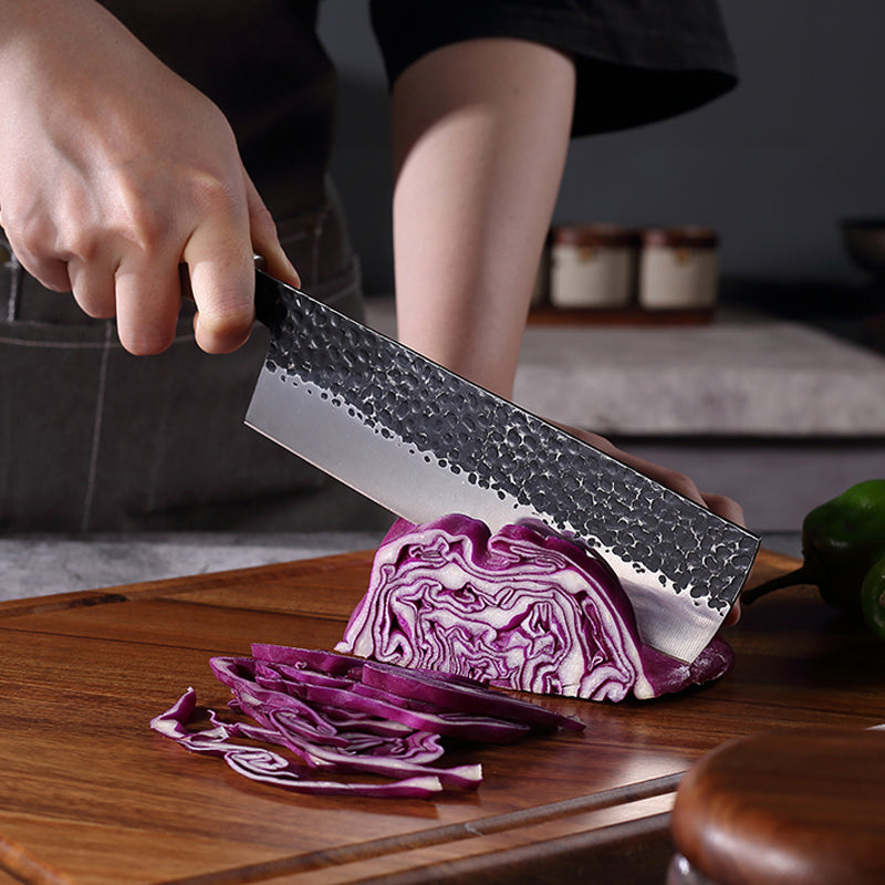 Master Vintage collection 7'' Nakiri Knife With Zebrawood handle