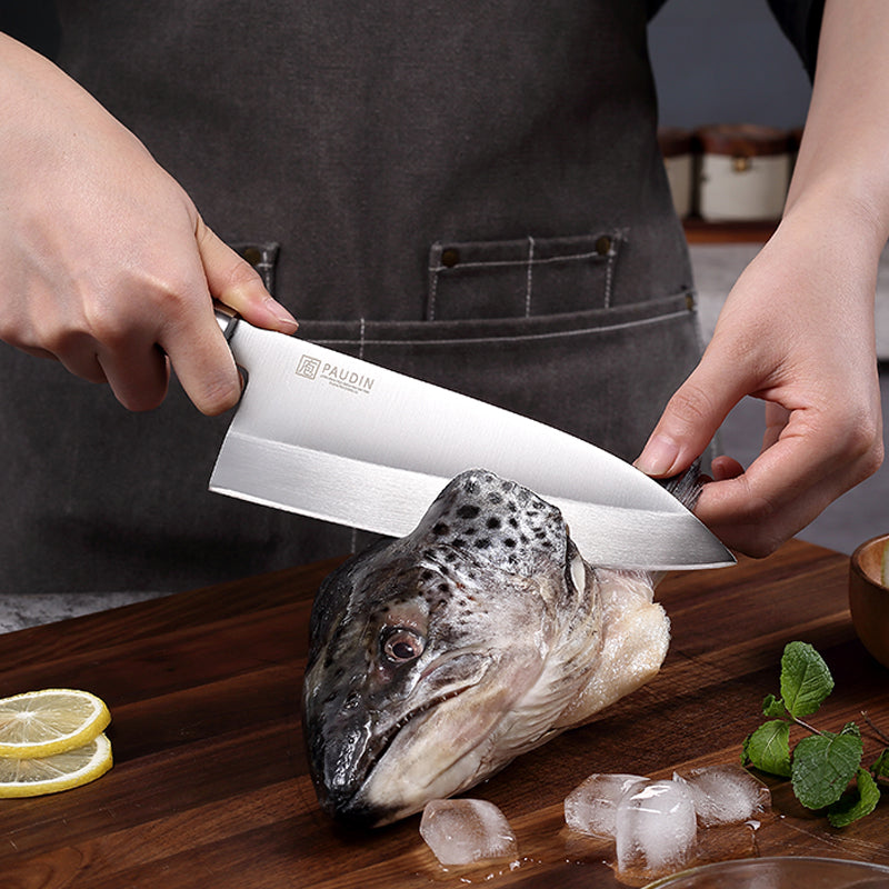 Master collection 7''Deba Knife With Zebrawood handle