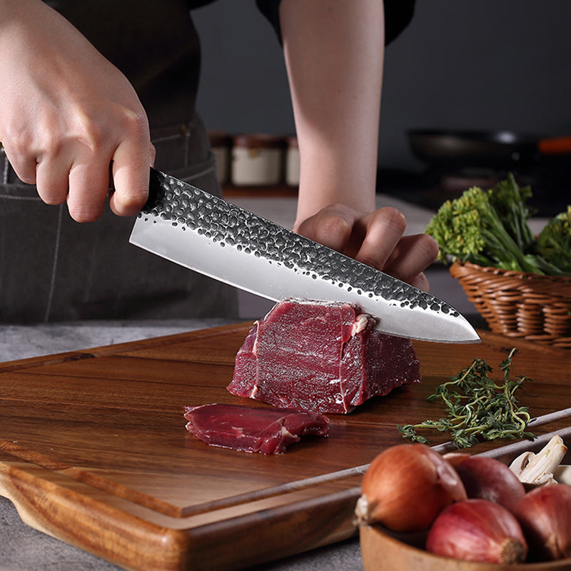 Master Vintage collection 8'' Chef Knife With Zebrawood handle