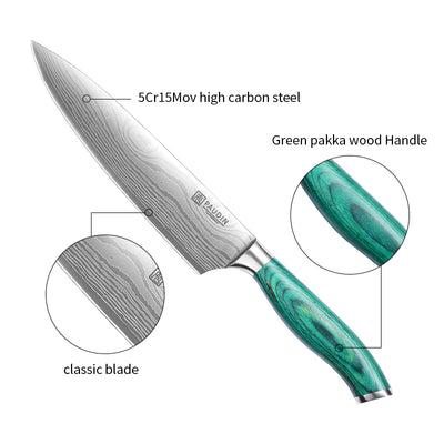 Jade 8 Inch Chef Knife