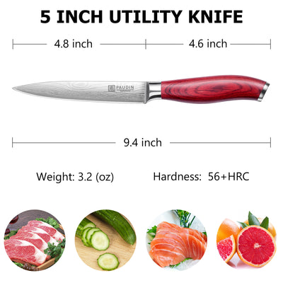 Agate 5 Inch Utility Knife