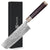 Murasaki Nakiri knife 7 inch Knife 67 layers of Damascus steel  With Ebony wood Handle knives