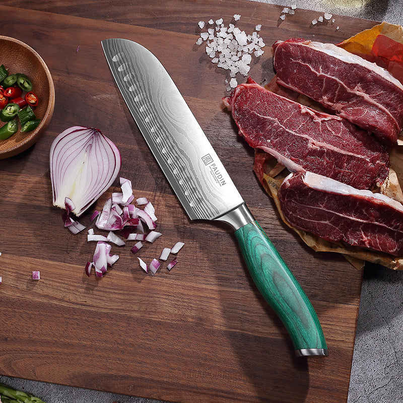Jade 7 Inch Santoku Knife