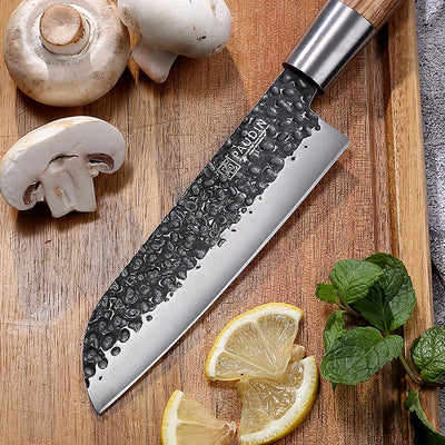 Master Vintage collection 5'' Santoku Knife With Zebrawood handle