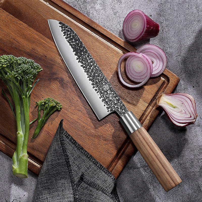 Master Vintage collection 7'' Santoku Knife With Zebrawood handle