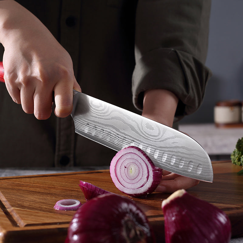 Agate 7 Inch Santoku Knife