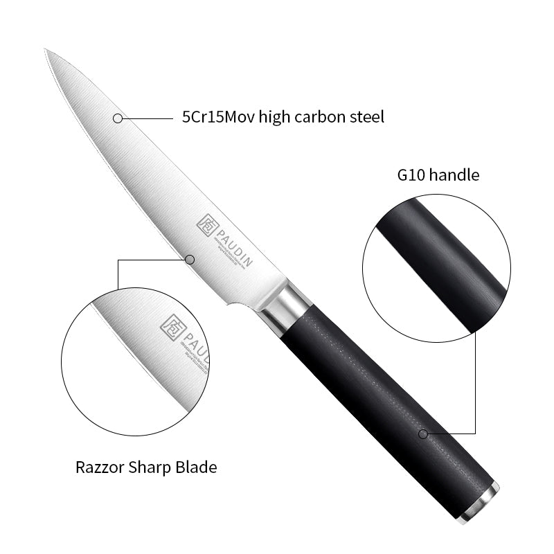 Qian Pro 5 Inch Utility Knife With G10 Handle