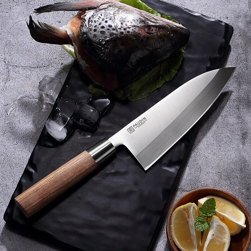 Master collection 7''Deba Knife With Zebrawood handle