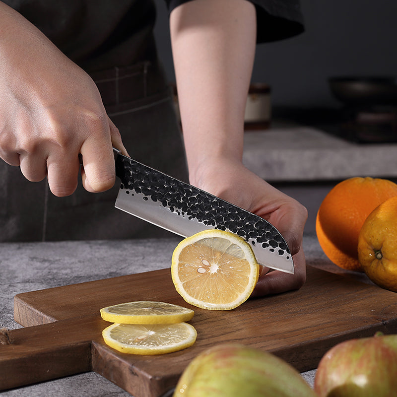 Master Vintage collection 5'' Santoku Knife With Zebrawood handle
