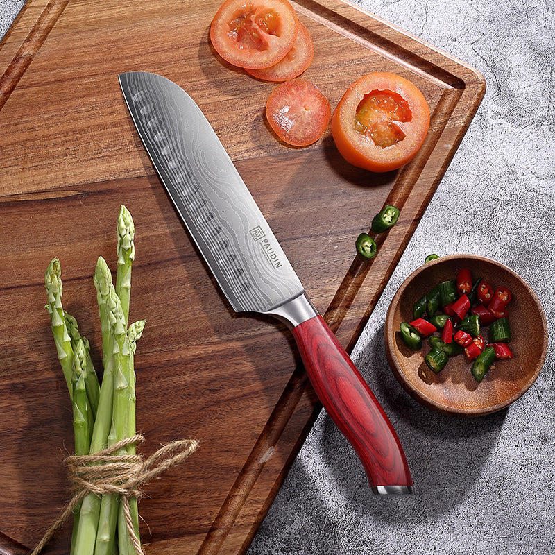 Agate 7 Inch Santoku Knife