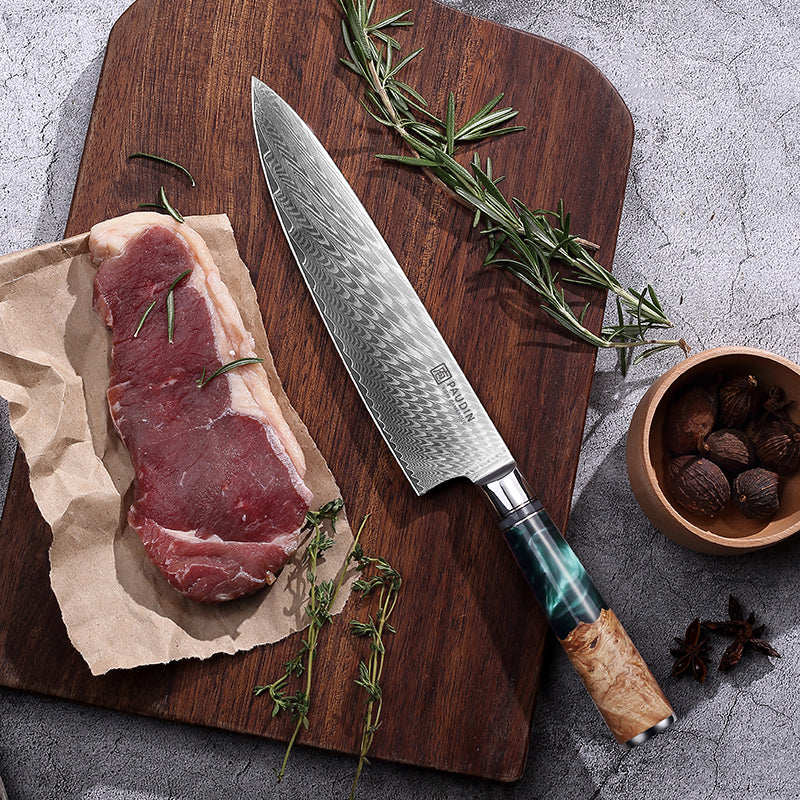 Atlantis 8 Inch Chef Knife With Resin Handle