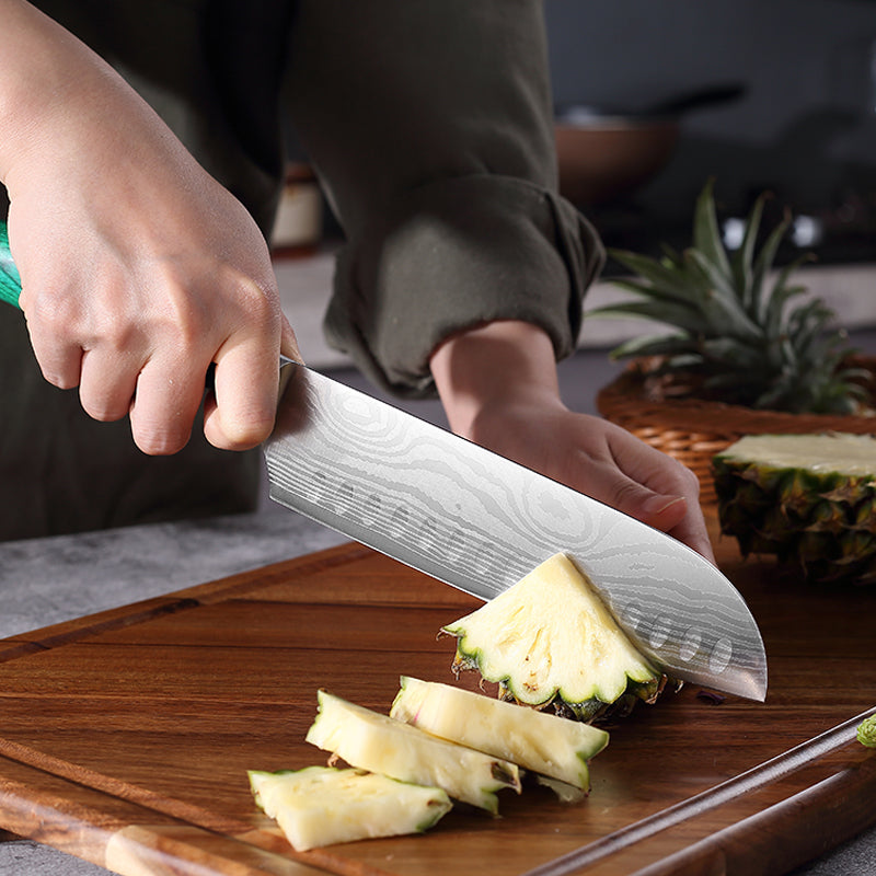 Jade 7 Inch Santoku Knife