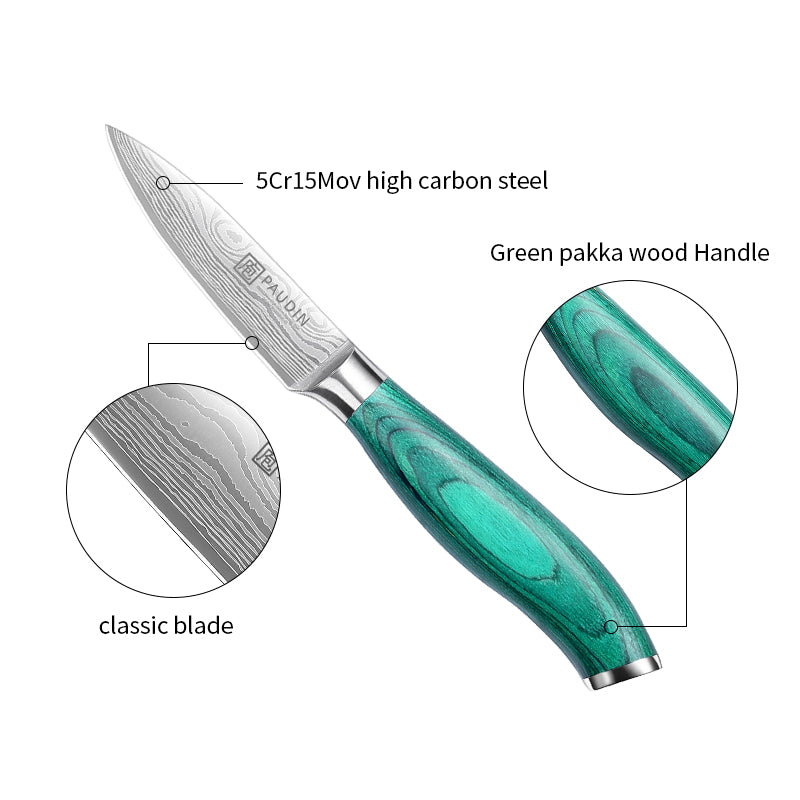 Jade 3.5 Inch Paring Knife