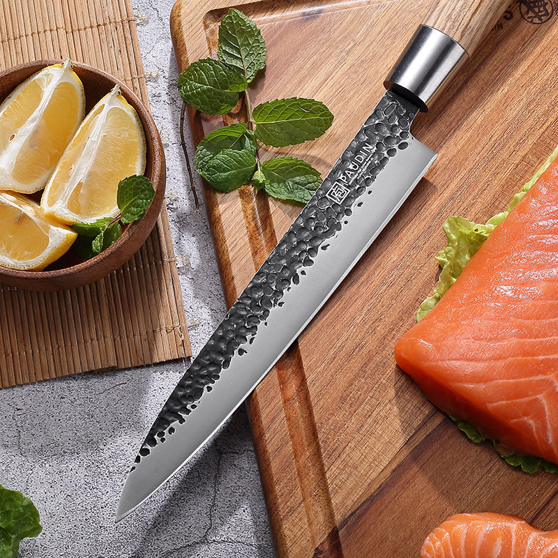 Master Vintage collection 8'' Sashimi Knife With Zebrawood handle