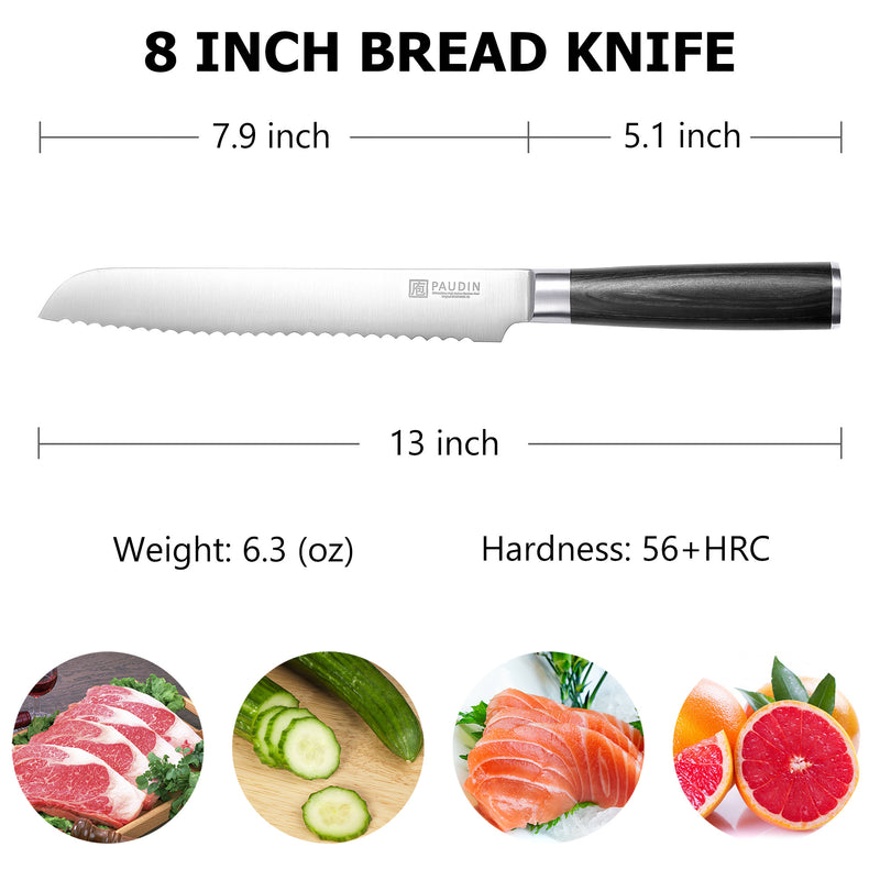 Qian 8 Inch Bread Knife