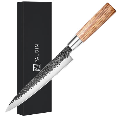 Master Vintage collection 8'' Sashimi Knife With Zebrawood handle