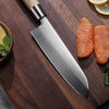 Master collection 7'' Santoku Knife With Zebrawood handle