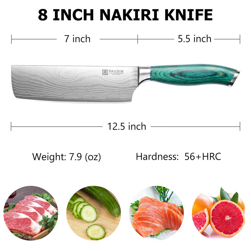 Jade 7 Inch Nakiri Knife