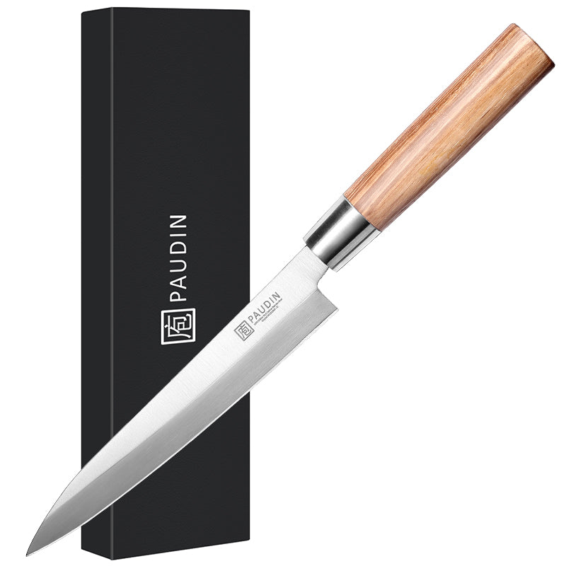 Master collection 8'' Sashimi Knife With Zebrawood handle