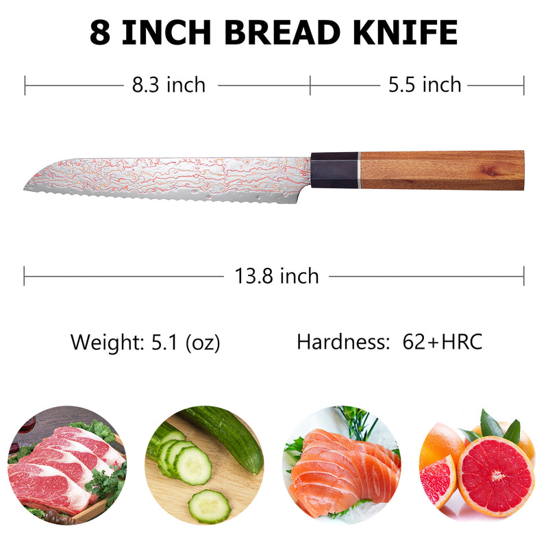 Yamato Inspiration 8 Inch Bread Knife
