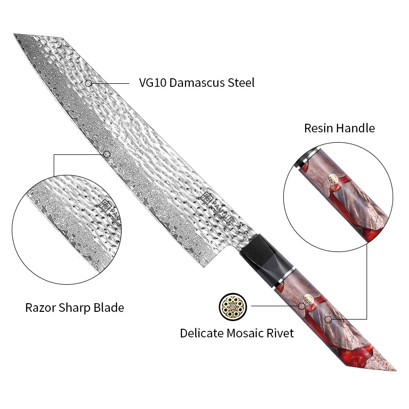 Yamato Hammer 9 Guyto Knife With Resin Handle