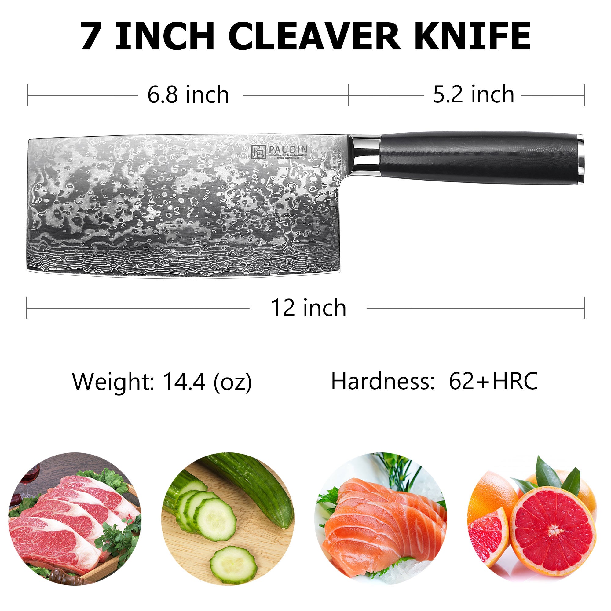 Qian Luxe 7 Inch Cleaver Knife