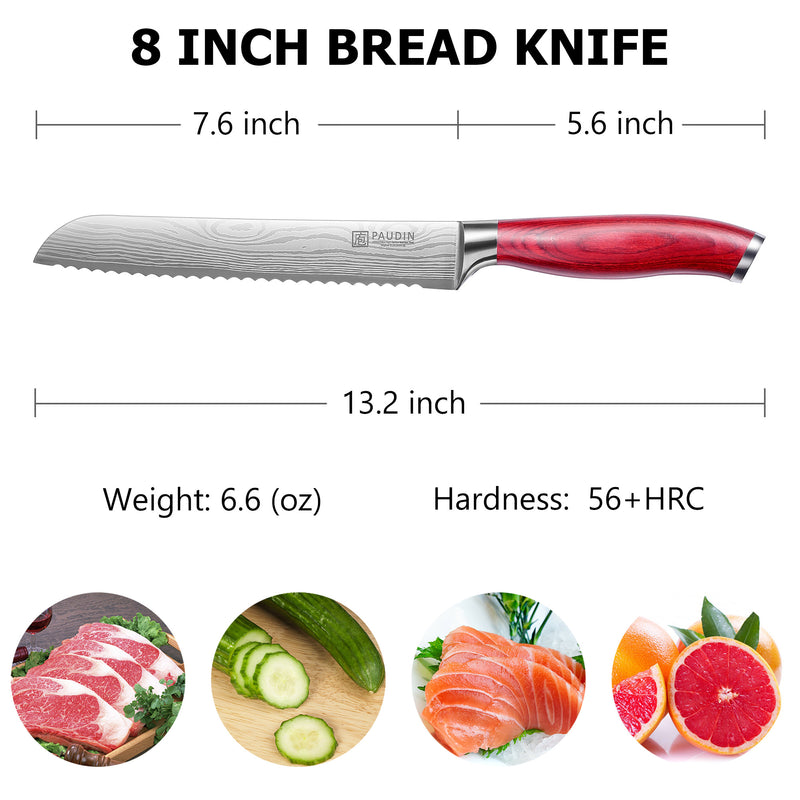 Agate 8 Inch Bread Knife