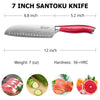 Agate 7 Inch Santoku Knife