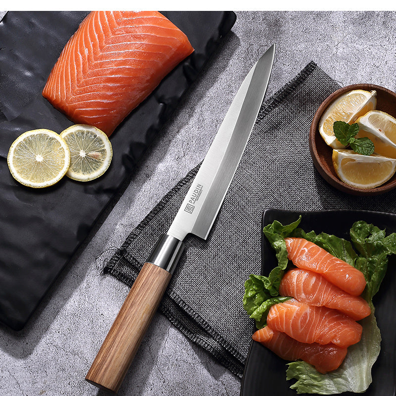 Master collection 8'' Sashimi Knife With Zebrawood handle
