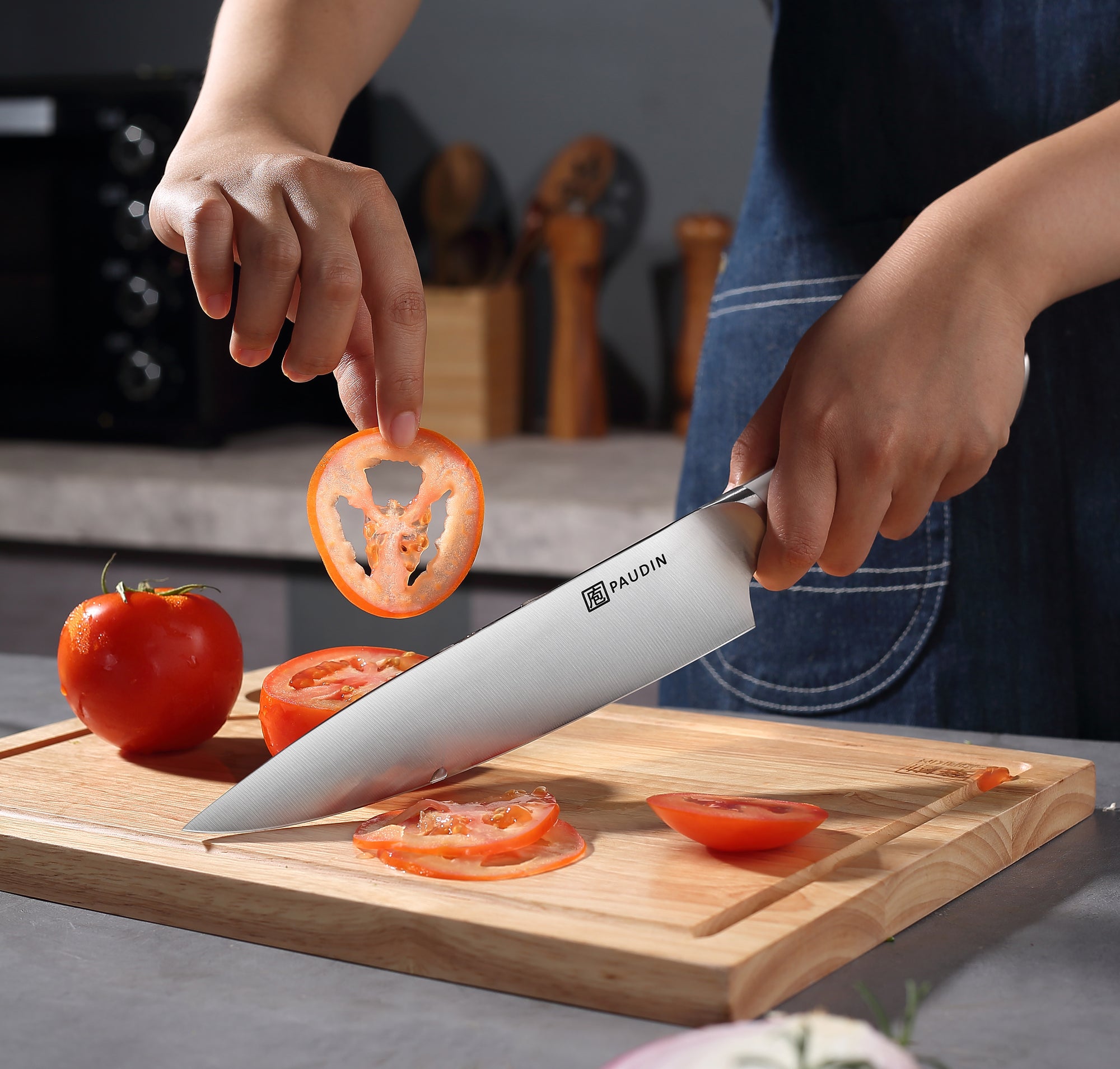 Chicago 8" Chef's Knife 5Cr15Mov steel with ABS handle